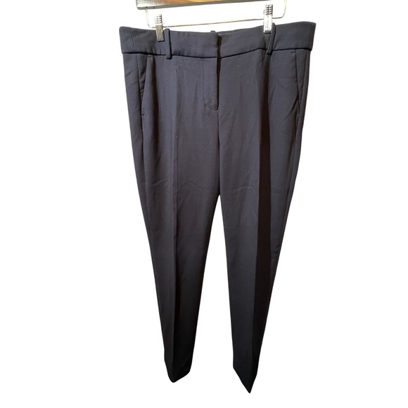 J.Crew Cameron Women's Trouser Pants Tall Size 12T Navy Blue Career - Picture 1 of 13